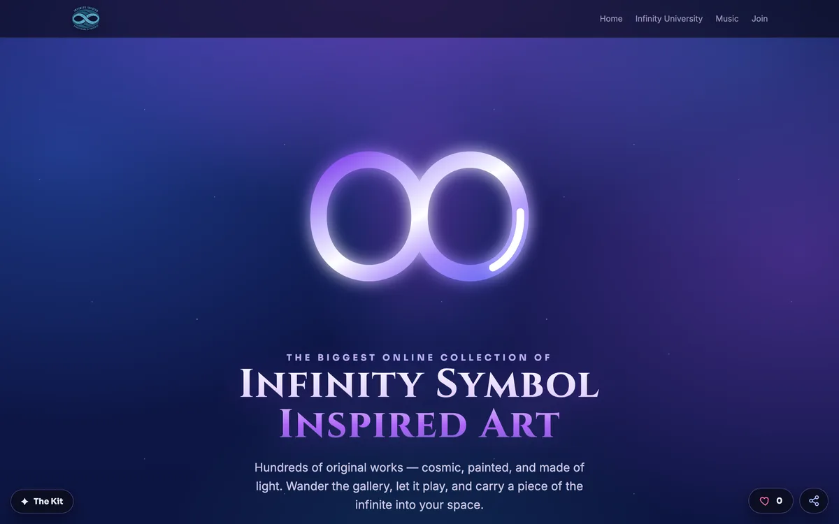 Infinite Soldier — the largest online ∞ art collection